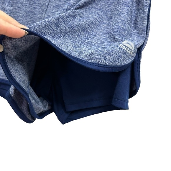 Reebok Running Two-In-One Shorts Navy, Large - Picture 3 of 9
